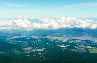 the view of the city of the island of the new zealand