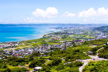 Okinawa şehrinin güzel mimarisi, Japonya