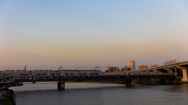 Hollanda 'nın en ünlü simgesinin başkentinin güzel manzarası.