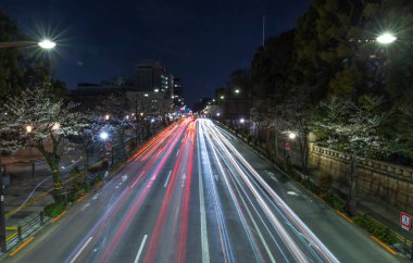 Stockholm şehrinin gece manzarası, İsveç