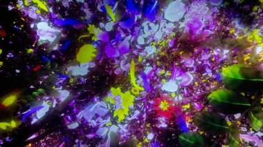 renkli soyut arkaplan, dijital efektler