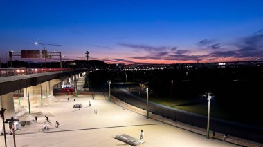 İsveç 'teki Stockholm şehrinin manzarası