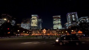 New York şehrinin gece manzarası