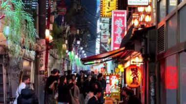 Çin şehrinin sokak manzarası