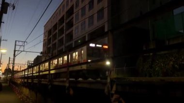 Şehirdeki tren istasyonu.