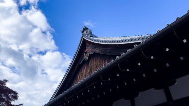 Çin şehrinin eski güzel mimarisi.