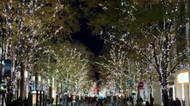 Şehrin güzel gece manzarası