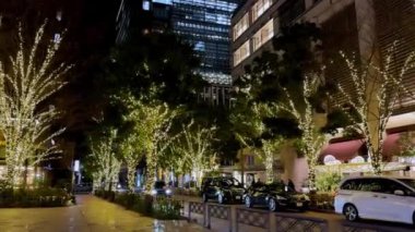 Şehrin gece manzarası