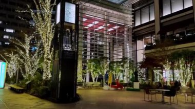 Şehirde Noel ağacı