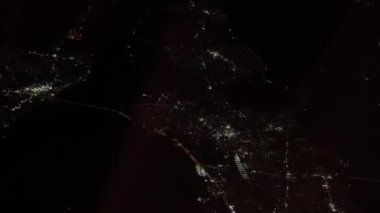 Şehrin gece manzarası