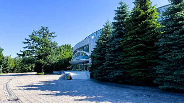 Şehir parkının güzel manzarası