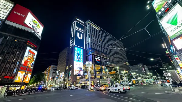 osaka, japan - 1720119: Japonya 'daki dotonbori caddesi. dotonbori şehri