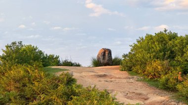 İsrail Eyaleti Adası 'nın güzel manzarası.