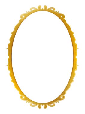 Elegant background design with red and golden labels in the top and bottom and blank space in the center.