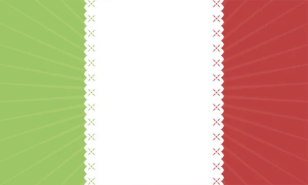 Papier Perforé Papel Picado Avec Tricolore Mexicain Espace Vide Pour — Image vectorielle