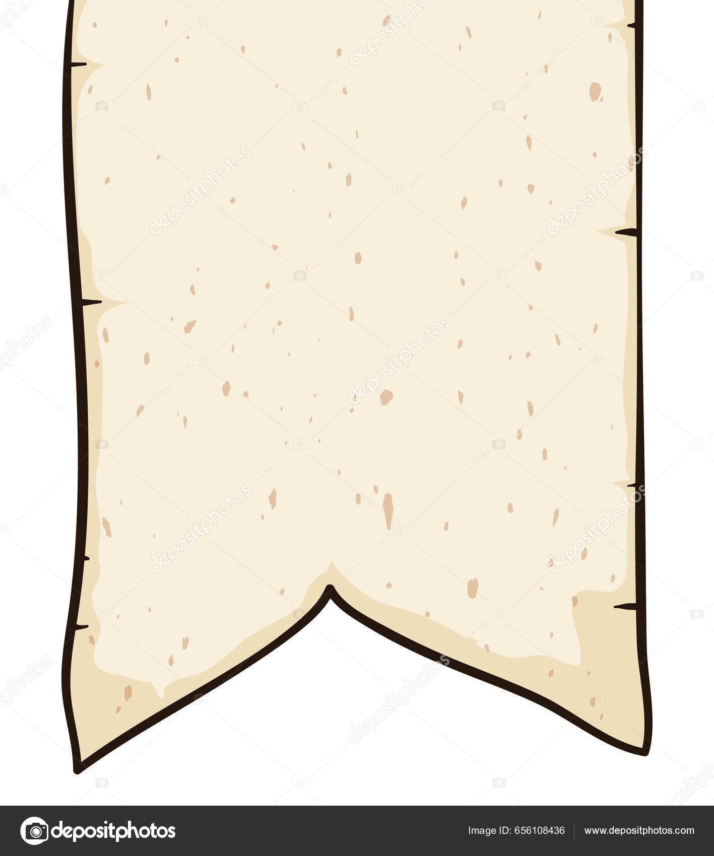 Plantilla Forma Banderín Hecha Papel Pergamino Envejecido Diseño Estilo  Dibujos Vector de stock #656108436 de ©PenWin, image size:1417x1700