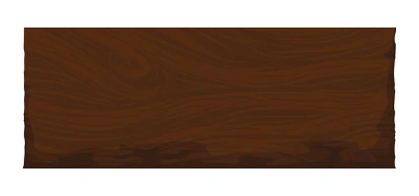 Дизайн Шаблона Ржавой Деревянной Карточкой Карикатурном Стиле Белом Фоне — стоковый вектор