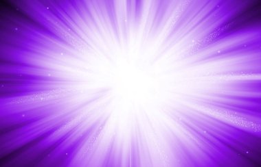 Mor ve pembe ışınlar parlak ışıklar ve soyut arka planda Bokeh zarif bir gösteri. Toz arka planda kıvılcım.