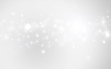 Gray sparkle rays glitter lights with bokeh elegant lens flare abstract background. Dust sparks background.