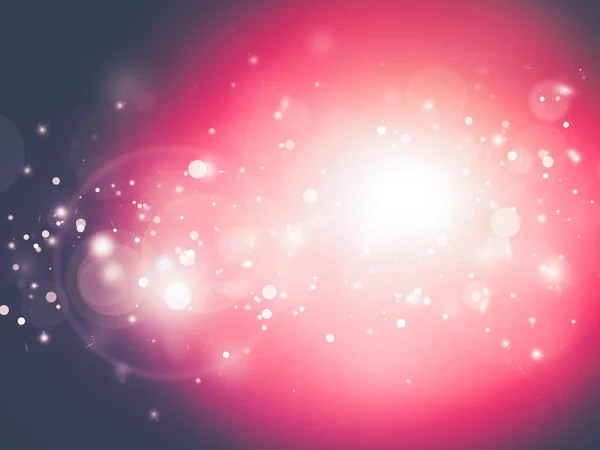 Dark pink sparkle rays glitter lights with bokeh elegant lens flare abstract background. Dust sparks background.Vintage or retro tone.