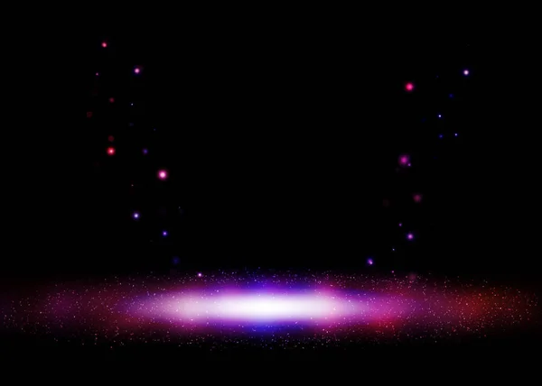 Темно Фіолетові Блискітки Показують Сцені Боке Елегантним Лінзовим Сяйвом Абстрактного — стокове фото