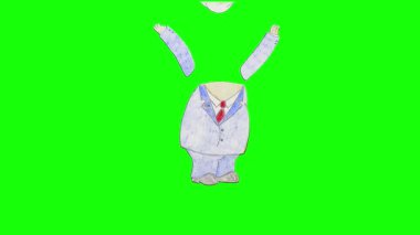 Trump 'ın bu anında paylaşılabilir stop motion animasyonu bir sonraki viral mim için mükemmel. Kolay düzenleme ve kişiselleştirme için yeşil ekranda çekilen bu ilginç kağıt kesme animasyonu