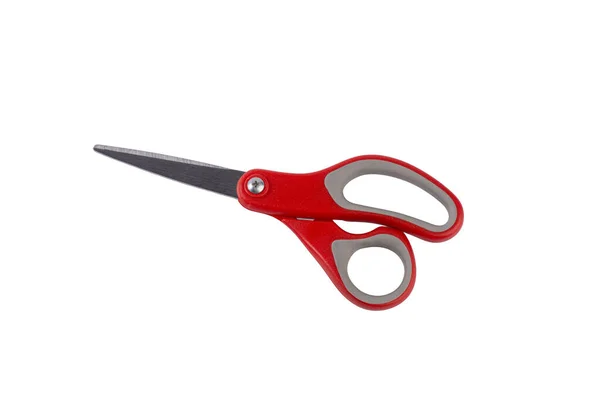 Office Stationery Scissors Cutting White Background — Stock Photo, Image