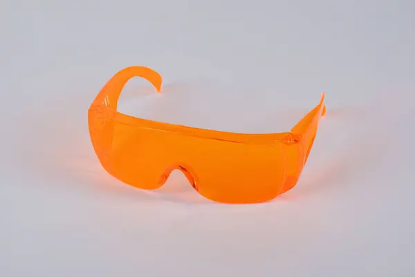 Orange Solglasögon Isolerade Vit Bakgrund — Stockfoto