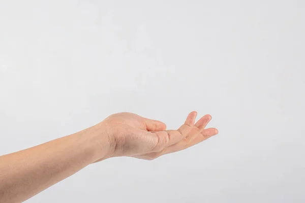 Hand Show Symbol Isolated White Background — Stock Photo, Image