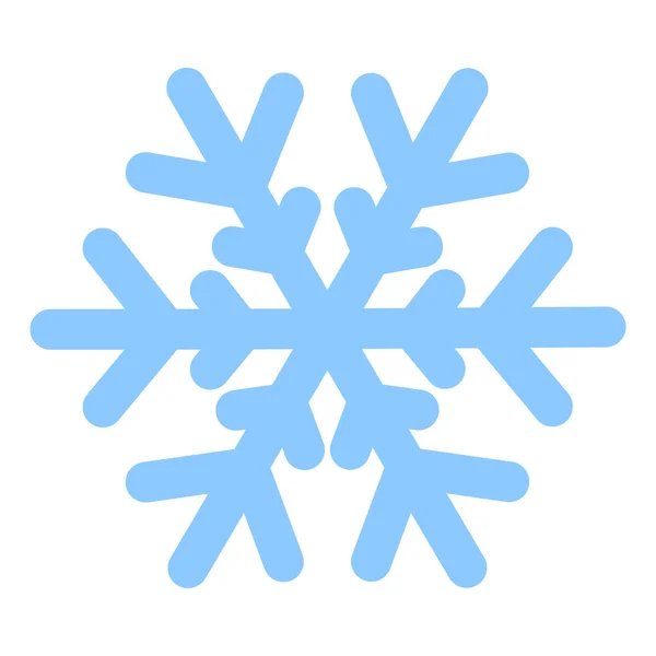 Pastel mavisi kar tanesi şeffaf arkaplanda izole edilmiş. PNG.