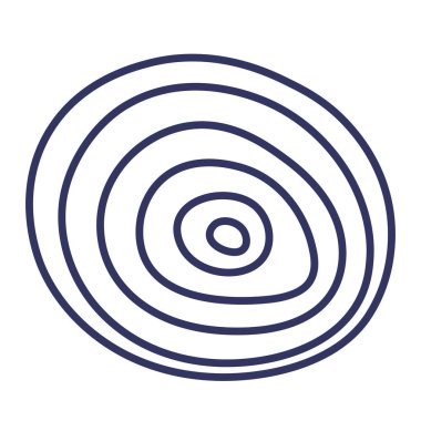 Çemberler şeffaf arkaplanda izole edildi. Vektör illüstrasyonu.