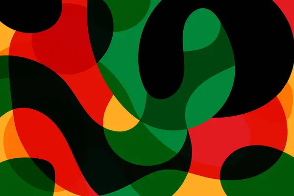 Soyut arkaplan. Haziran Özgürlüğü Günü afişi. Siyahların Tarihi Ayı. 19 Haziran. Vektör İllüstrasyonu.