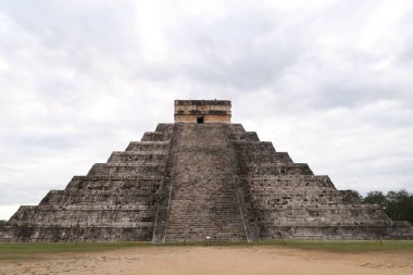 Majestic Kukulcan Piramidi, El Castillo, Yandan Kale, Chichen Itza, Valladolid, Meksika 2022