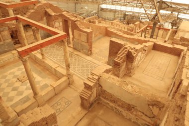 Selçuk yakınlarındaki ünlü Teras Evleri, Ephesus, Türkiye 2022 'ye bakın