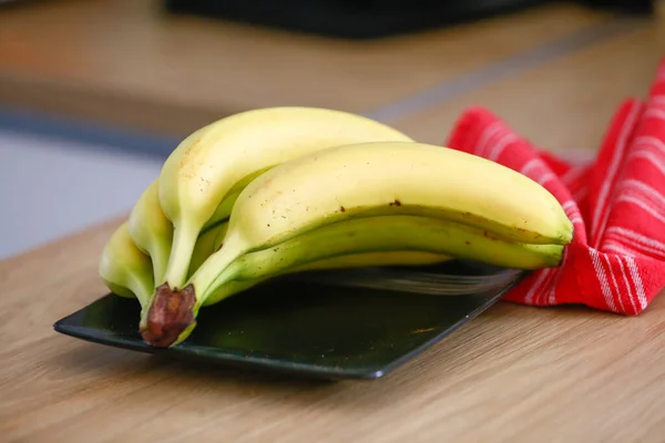 Banane Verdi Acerbe Cucina — Foto Stock