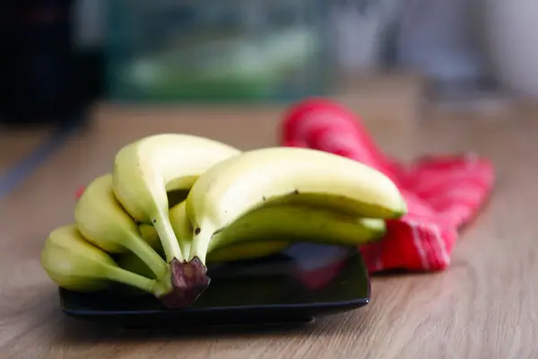 Zelené Nezralé Banány Kuchyni — Stock fotografie