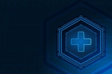 Sağlık hizmetleri tıbbi yenilik teknolojisi konsepti, grip COVID-19 yayılımını koru