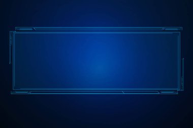 Sci fi futuristic user interface, HUD template frame design, Technology abstract background