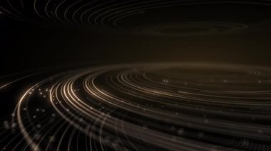 Soyut altın lüks arka plan, hafif çizgi hareketi, ödül kazanan konsept