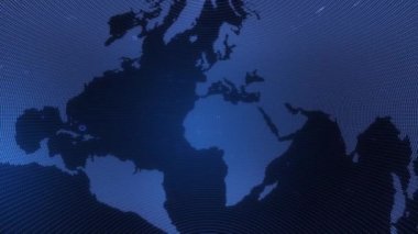 Koyu mavi dünya haber geçmişi, kurumsal iş raporu kavramı