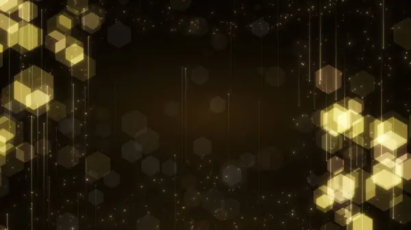Guld Glitter Partiklar Abstrakt Bakgrund Lyx Koncept God Jul Och — Stockfoto