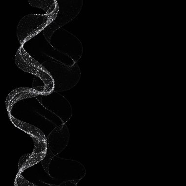 Gümüş renkli parlak dalga. Sunum çizelgesi. Reklam için şablon.