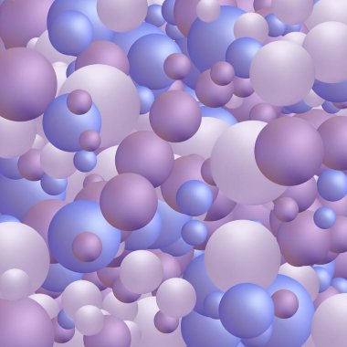 Renkli balonlarla soyut vektör arkaplanı. Neşeli arkaplan.