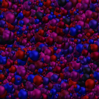 Soyut geometrik arkaplan. Renkli toplar.