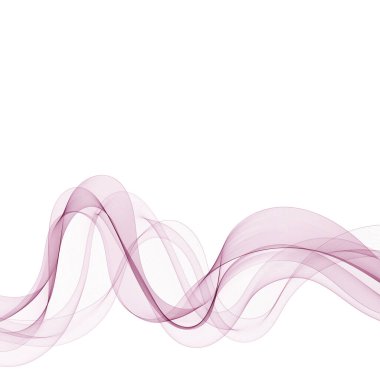 Dalga soyut desen. Sunum şablonu. Vektör tasarım elemanı. Mor dalga.