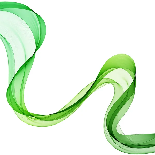 Groene Golf Abstracte Vectorafbeeldingen — Stockvector