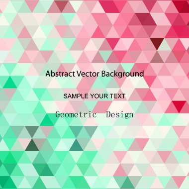 Colored geometric background. Abstract vector background for presentation.