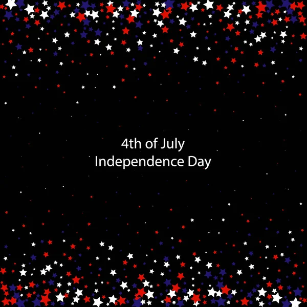 要約お祝いの背景 6月4日はアメリカ独立記念日です — ストックベクタ