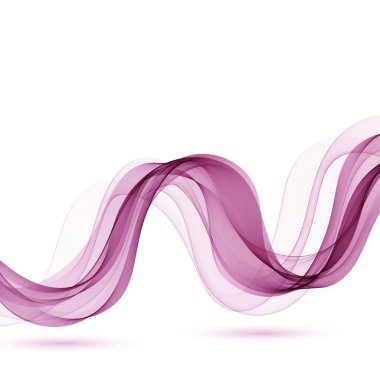 Soyut vektör dalga mor rengi. Tasarım elemanı. Sunum şablonu.