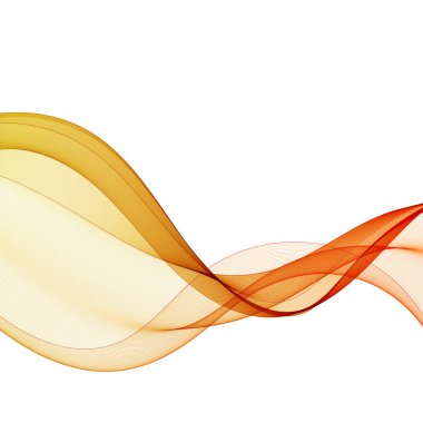 Soyut vektör renkli arkaplan. Tasarım ögesi - turuncu dalga.